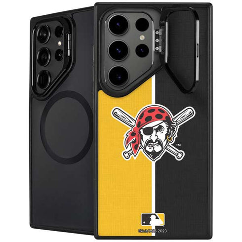 MLB Pittsburgh Pirates Split Galaxy S25 Ultra Kickstand Case
